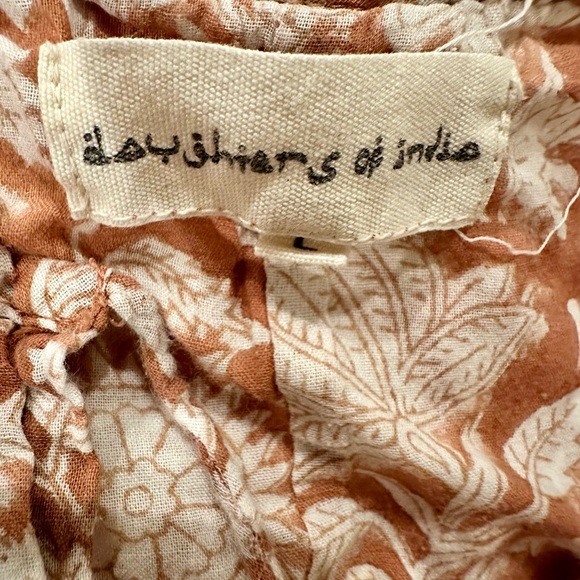 Daughters of India Kyra dress, caramel - Picture 2 of 6